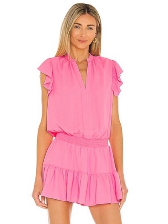 Amanda Uprichard Dresses & Skirts - HOT PINK CUTE XS AMANDA UPRICHARD ROMPER DRESS
